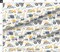 Various Fabrics by the Yard or Fat Quarter Nursery Construction Yellow Gray Trucks Kids Building Watercolor Bulldozer Excavator Custom Printed Fabric by Spoonflower
